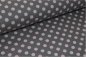 Preview: Baumwoll Strick - Punkte - grau/rosa
